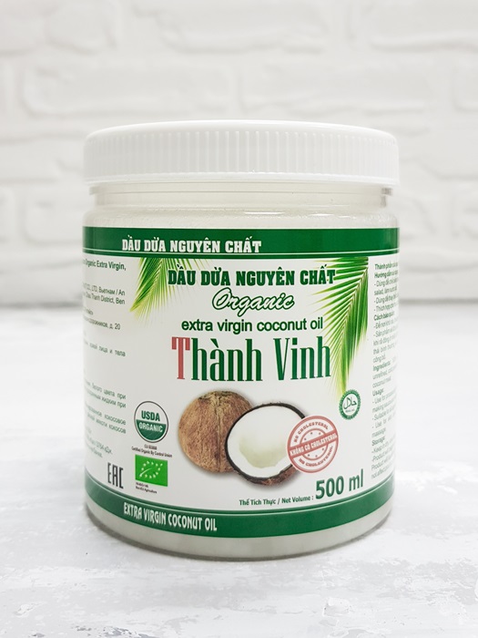 Кокосовое масло Organic Extra Virgin 500 мл TM Thanh Vinh оптом